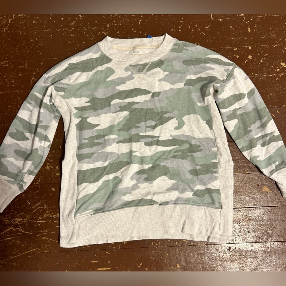 Aerie Camo Crewneck